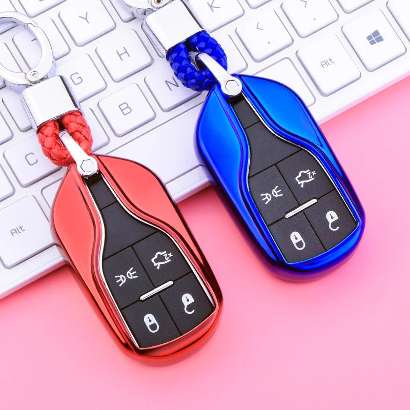 2018 new TPU car key cover case Car Key Holder for Maserati Ghibli 2013 2014 Shell Remote smart key car styling high quality
2018 new TPU car key cover case Car Key Holder for Maserati Ghibli 2013 2014 Shell Remote smart key car styling high quality