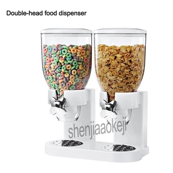Double-head food dispenser Multifunctional cereal ,granola, snacks and pet food storage tank Dry Food Dispenser 1pc
Double-head food dispenser Multifunctional cereal ,granola, snacks and pet food storage tank Dry Food Dispenser 1pc
