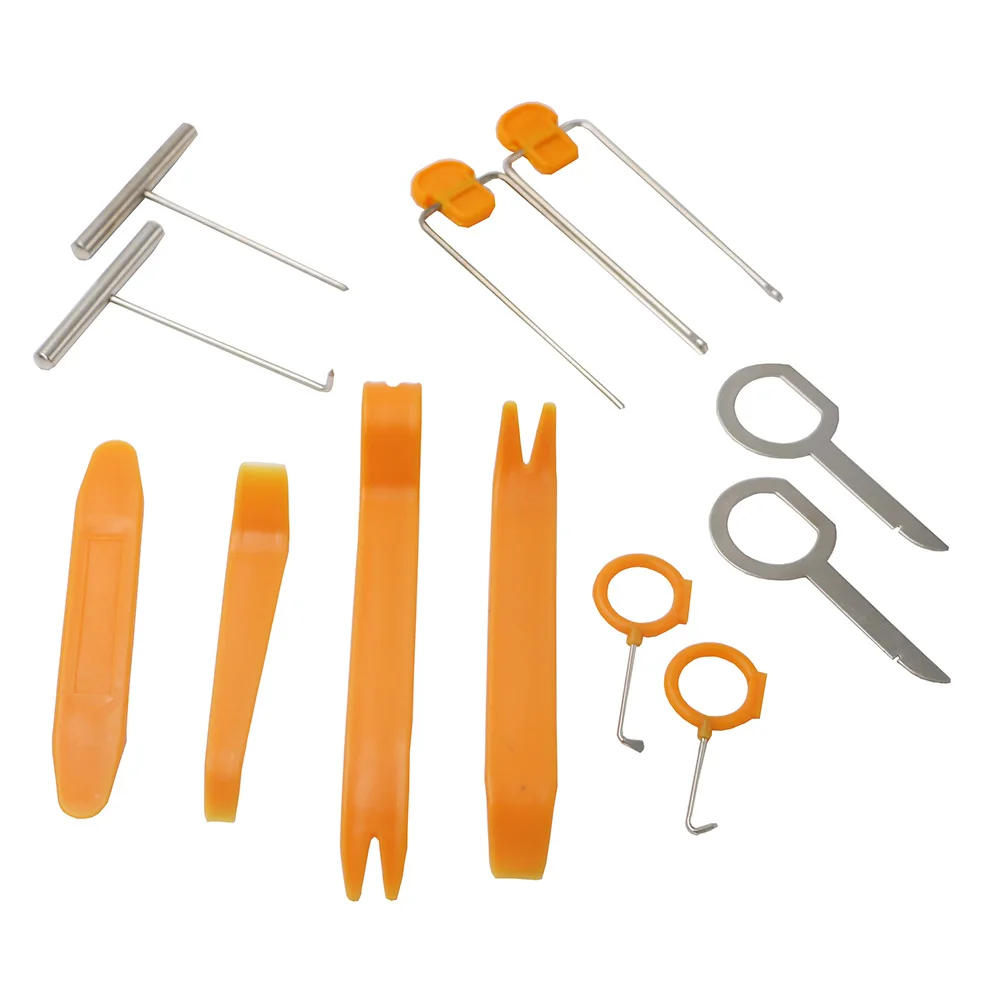 12pcs Tool for Car Radio Repair Auto Vehicle Dash Trim Tools Set Car Door Panel Audio Remove Install Pry Disassembly Repair Tool
12pcs Tool for Car Radio Repair Auto Vehicle Dash Trim Tools Set Car Door Panel Audio Remove Install Pry Disassembly Repair Tool
