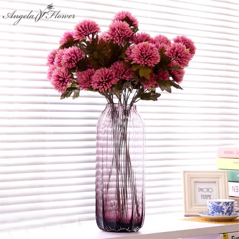 Nordic 3head ball chrysanthemum artificial flower pompom flower bouquet wedding decor home table Christmas gift Hydrangea wall
Nordic 3head ball chrysanthemum artificial flower pompom flower bouquet wedding decor home table Christmas gift Hydrangea wall