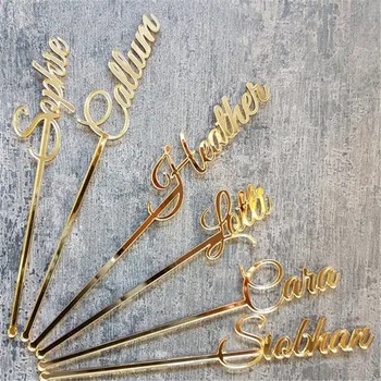12pcs Drink Stirrers Gold Drink Wedding Stirrers Personalized Swizzle Sticks Name Stirrers Bridal Shower Custom Stirrer
12pcs Drink Stirrers Gold Drink Wedding Stirrers Personalized Swizzle Sticks Name Stirrers Bridal Shower Custom Stirrer