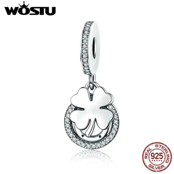 Hot Sale 925 Sterling Silver Four-Leaf Clover & Horseshoe Lucky Day Beads Fit Original WOST Charm Bracelet Jewelry BLC117
Hot Sale 925 Sterling Silver Four-Leaf Clover & Horseshoe Lucky Day Beads Fit Original WOST Charm Bracelet Jewelry BLC117