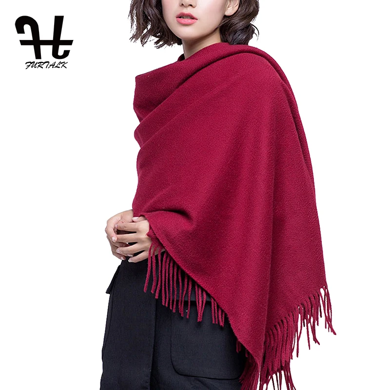 FURTALK High Style 100% Lambswool Women Oversized Large Scarf Shawl (Various Colors and Designs)
FURTALK High Style 100% Lambswool Women Oversized Large Scarf Shawl (Various Colors and Designs)