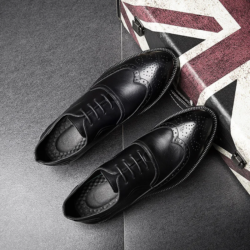 Brand Formal Dress Men Shoes Genuine Leather Business Classic Office Wedding Mens Casual Oxford Italian Shoes For Men
Brand Formal Dress Men Shoes Genuine Leather Business Classic Office Wedding Mens Casual Oxford Italian Shoes For Men