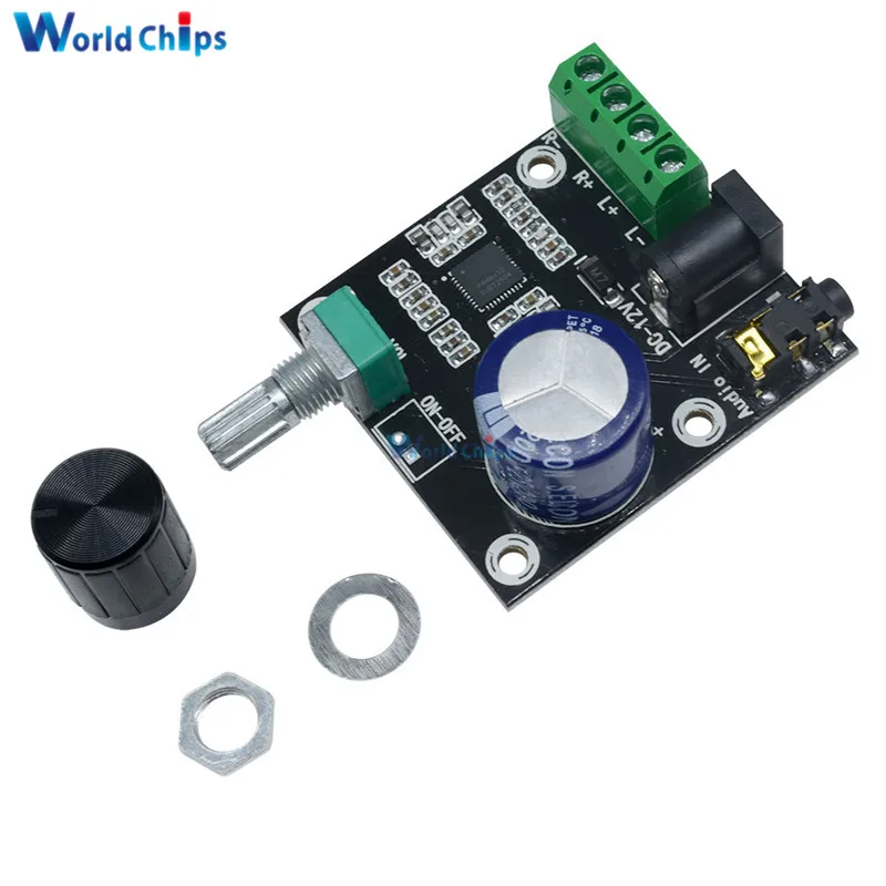 Super Slim 2 x 15W PAM8610 Class D Digital Dual Power Audio Amplifier Board Module 12V 15 W+15 W Electrical Components
Super Slim 2 x 15W PAM8610 Class D Digital Dual Power Audio Amplifier Board Module 12V 15 W+15 W Electrical Components