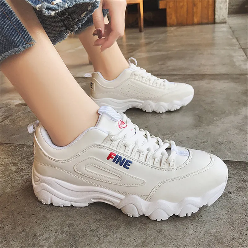 Sports Shoes Women's Shoes Outdoor Fitness Running Shoes High Quality Thick-soled Wear-resistant Lace-up Shoes Women Sneakers
Sports Shoes Women's Shoes Outdoor Fitness Running Shoes High Quality Thick-soled Wear-resistant Lace-up Shoes Women Sneakers