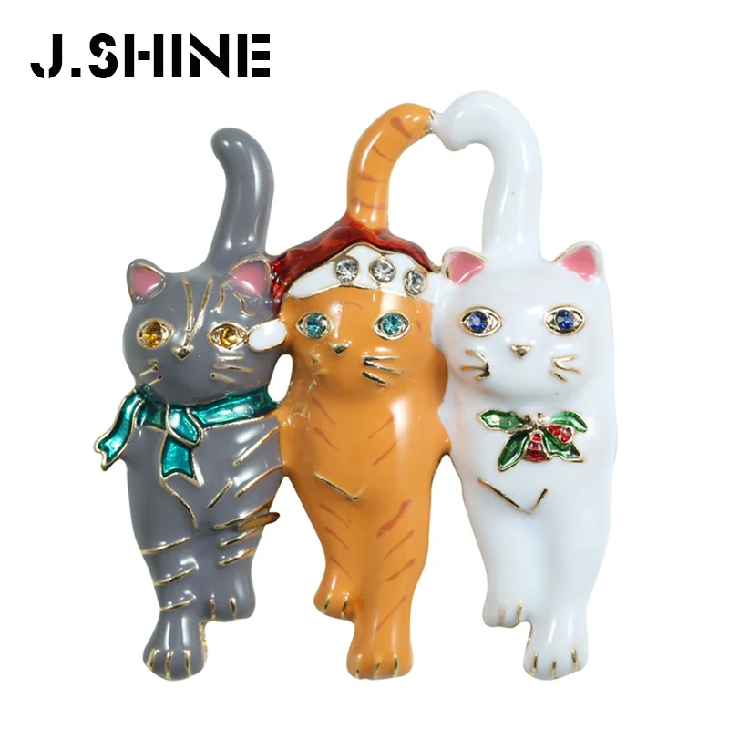 JShine Cute Enamel Brooch Cat Decoration Brooches for Women Vintage Three Cats Suit Scarf Clothes Brooches Imitation Jewelry
JShine Cute Enamel Brooch Cat Decoration Brooches for Women Vintage Three Cats Suit Scarf Clothes Brooches Imitation Jewelry