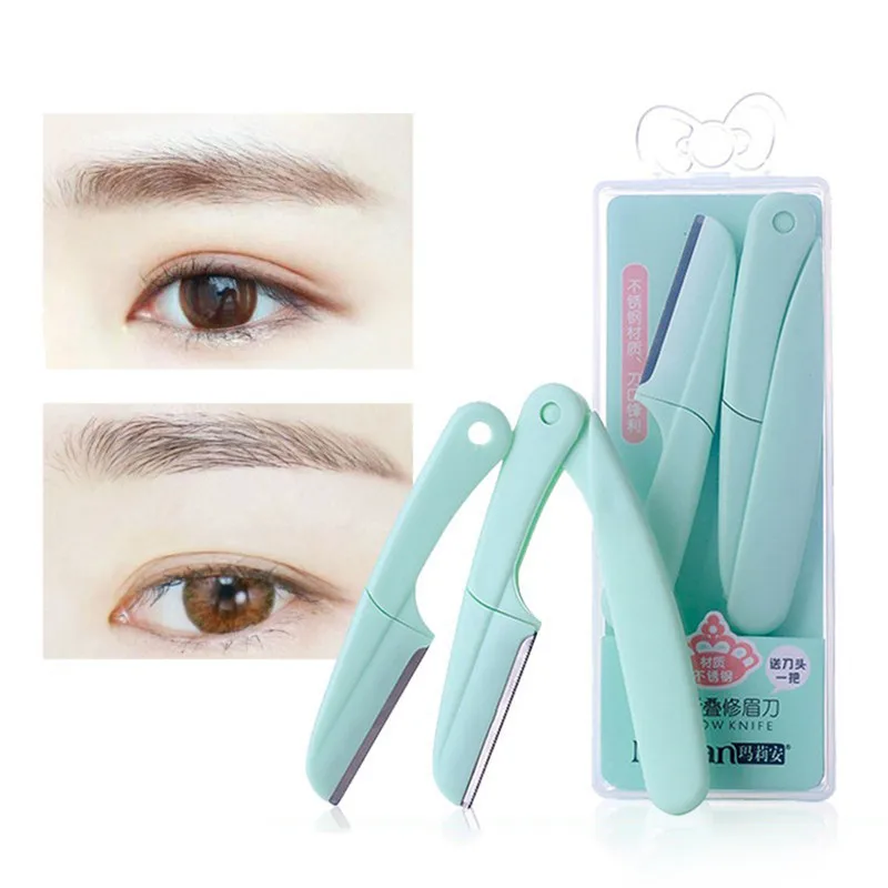 Hot Fashion 2Pcs/set Eyebrow Trimmer Safety Eyebrows Blade Kit Folding Replaceable Shaver Facial Hair Removing Razors Portable
Hot Fashion 2Pcs/set Eyebrow Trimmer Safety Eyebrows Blade Kit Folding Replaceable Shaver Facial Hair Removing Razors Portable
