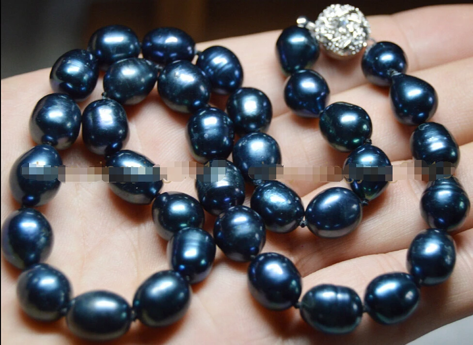 NATURAL 10-11MM TAHITIAN RICE BLACK PEARL NECKLACE 18" AA^^^@^Noble style Natural Fine jewe FREE SHIPPING
NATURAL 10-11MM TAHITIAN RICE BLACK PEARL NECKLACE 18" AA^^^@^Noble style Natural Fine jewe FREE SHIPPING