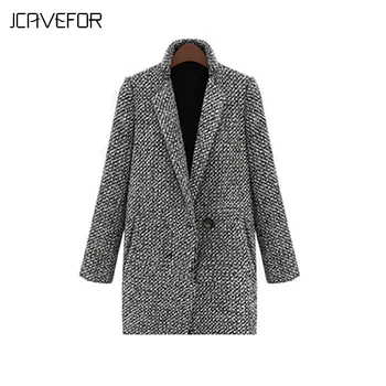 Spring Autumn Winter Women's Wool Coat New Fashion Long Woolen Coat Single Breasted Slim Type Female Wool Coat
Spring Autumn Winter Women's Wool Coat New Fashion Long Woolen Coat Single Breasted Slim Type Female Wool Coat