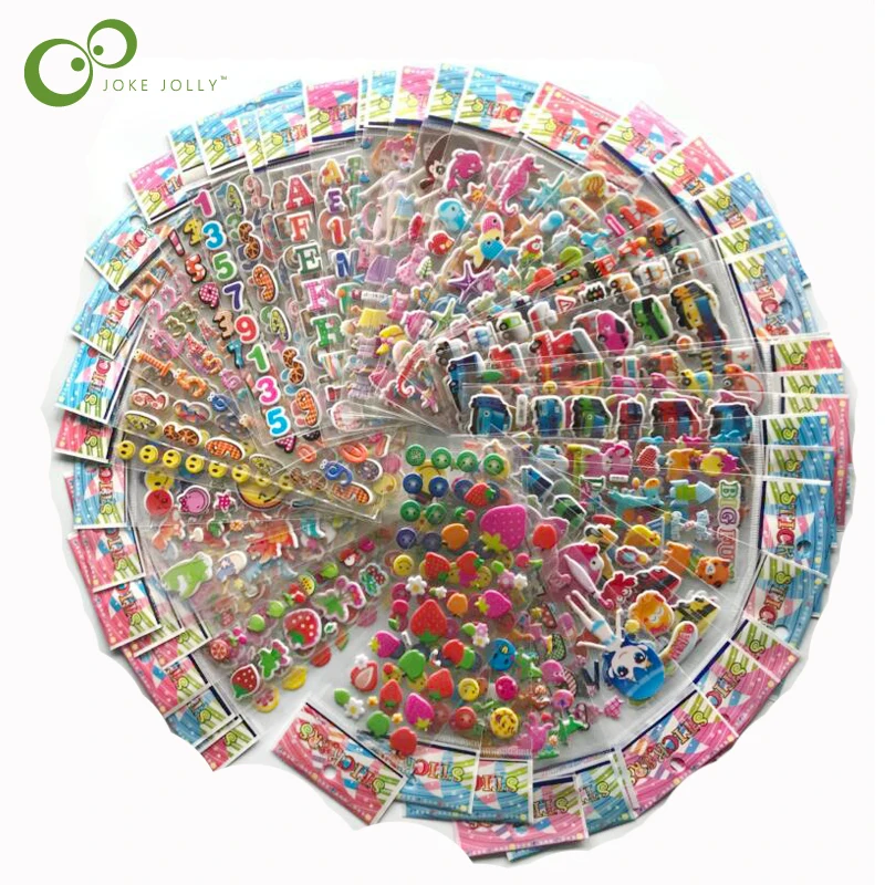 5 Sheets 3D Puffy Bubble Stickers Mixed Cartoon Animals Cars Princess Waterpoof DIY Children Kids Boy Girl Toy Hot Sale GYH
5 Sheets 3D Puffy Bubble Stickers Mixed Cartoon Animals Cars Princess Waterpoof DIY Children Kids Boy Girl Toy Hot Sale GYH