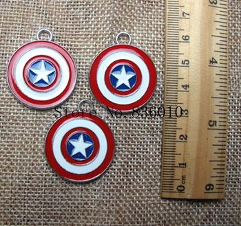 NEW Cartoon 20pcs Captain America Enamel Metal Charm Pendants DIY Jewelry Making Party Favors Toy K-600
NEW Cartoon 20pcs Captain America Enamel Metal Charm Pendants DIY Jewelry Making Party Favors Toy K-600