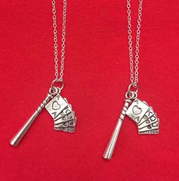 Vintage Silver Baseball Bat Poker Necklaces Pendant Charms Statement Choker Necklaces Women Jewelry Accessories DIY Gifts B403
Vintage Silver Baseball Bat Poker Necklaces Pendant Charms Statement Choker Necklaces Women Jewelry Accessories DIY Gifts B403