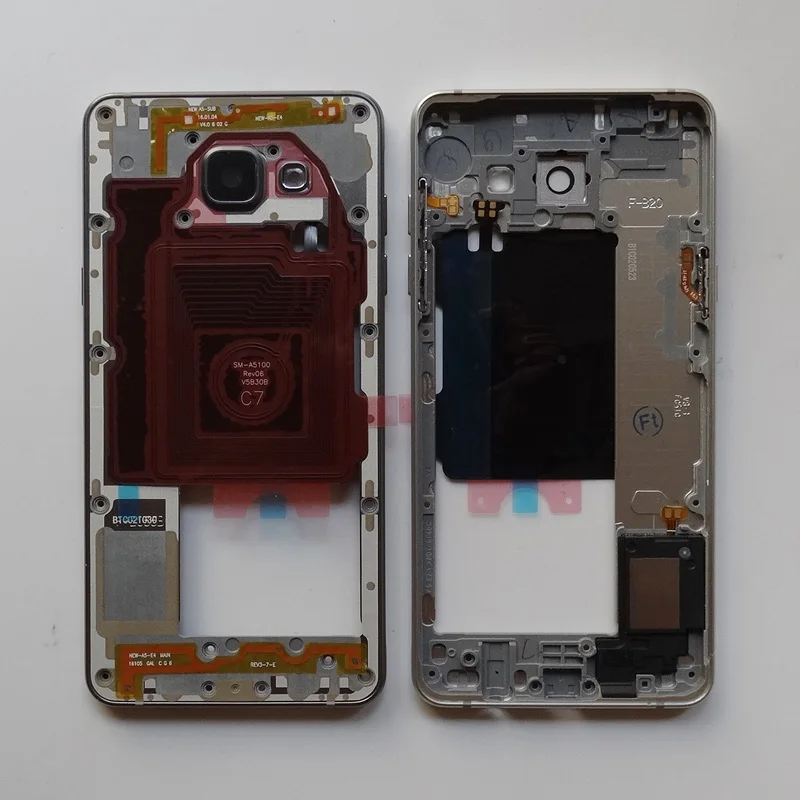 . Middle Bezel Frame For Samsung GALAXY A5 2016 A510 A510F Mid Middle Plate Frame Housing with Side key +Camera lens
. Middle Bezel Frame For Samsung GALAXY A5 2016 A510 A510F Mid Middle Plate Frame Housing with Side key +Camera lens