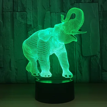 3D elephant 7 color night light energy - saving led lights atmosphere lights birthday gifts 1089
3D elephant 7 color night light energy - saving led lights atmosphere lights birthday gifts 1089