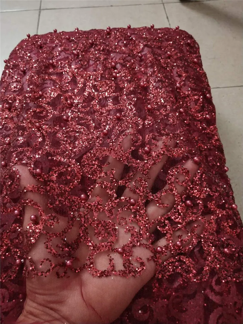 Dark red Printed glued glitter with beads Lace Fabric H-181081 Glued Glitter tulle fabric for beautiful dress or party dress
Dark red Printed glued glitter with beads Lace Fabric H-181081 Glued Glitter tulle fabric for beautiful dress or party dress