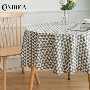 CANIRICA Nordic Table Cover Linen Round Tablecloths Geometric Table Cloth For Kitchen Decoration Picnic Mat Round Mantel Mesa
CANIRICA Nordic Table Cover Linen Round Tablecloths Geometric Table Cloth For Kitchen Decoration Picnic Mat Round Mantel Mesa