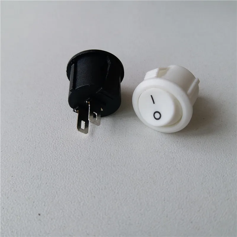 45pcs rocker switch Round Rocker Switch Button 250V 3A Power Switch 2 feet 2 gear small diameter 16.5MM
45pcs rocker switch Round Rocker Switch Button 250V 3A Power Switch 2 feet 2 gear small diameter 16.5MM
