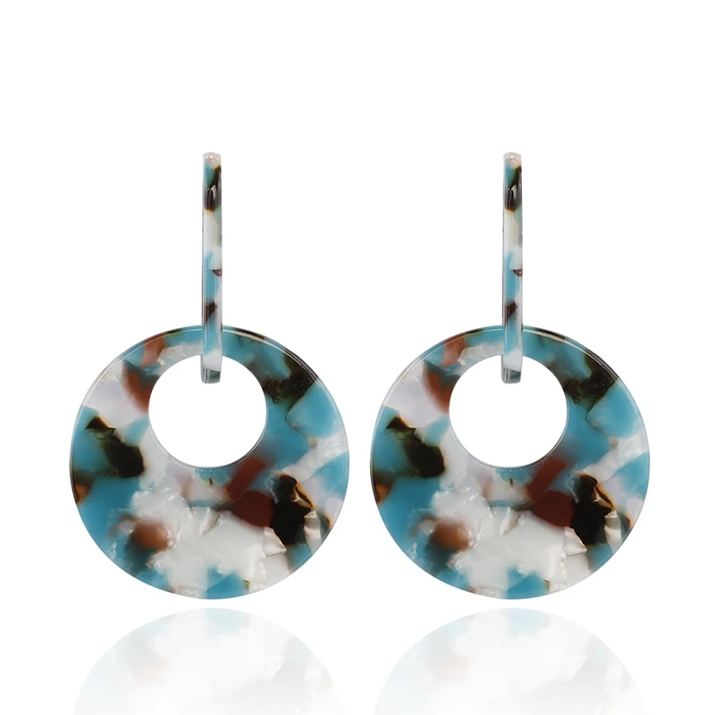 AENSOA 2019 New Print Acrylic Round Drop Earrings for Women Geometry Resin Hanging Circle Pendant Dangle Earrings Simple Jewelry
AENSOA 2019 New Print Acrylic Round Drop Earrings for Women Geometry Resin Hanging Circle Pendant Dangle Earrings Simple Jewelry