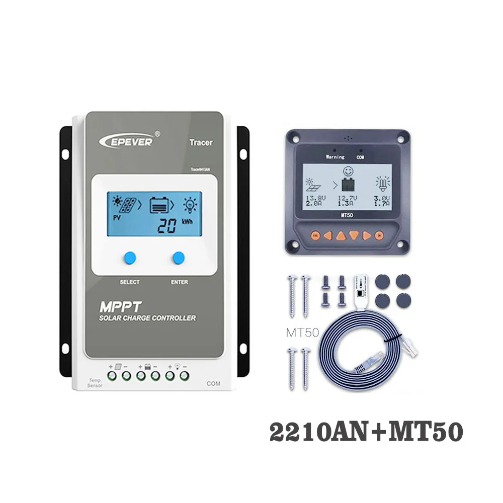 MT50 Remote Meter LCD Display 20A Tracer2210AN MPPT Solar Charge Controller cell battery charger control 2210AN 2210A
MT50 Remote Meter LCD Display 20A Tracer2210AN MPPT Solar Charge Controller cell battery charger control 2210AN 2210A