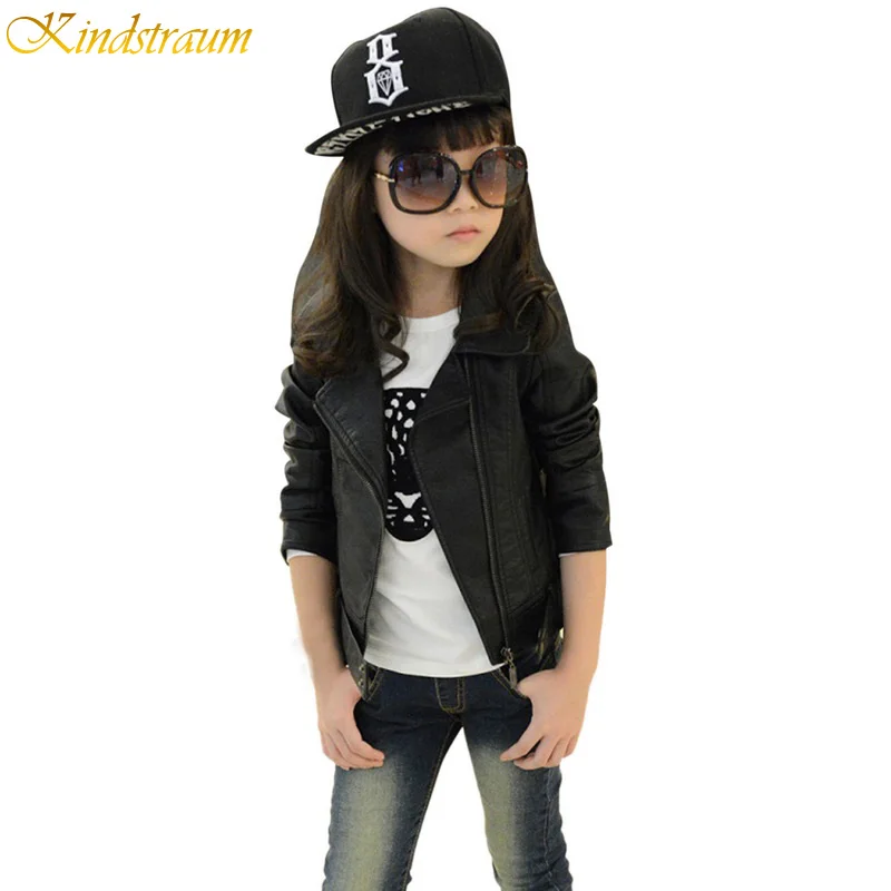 Kindstraum Spring Girls Leather Jacket Coat European Style Fashion Kids Outerwear Children Clothing PU Jacket, HC008
Kindstraum Spring Girls Leather Jacket Coat European Style Fashion Kids Outerwear Children Clothing PU Jacket, HC008