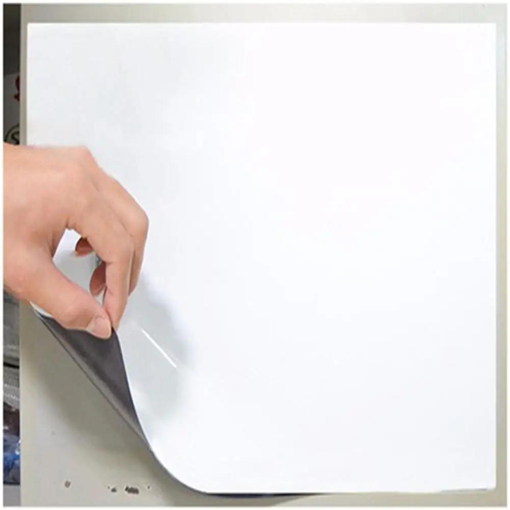 

A5 Size Flexible Magnetic Whiteboard for Fridge Magnets Vinyl Dry Wipe White Board Marker Record Message Board Remind Memo Pad