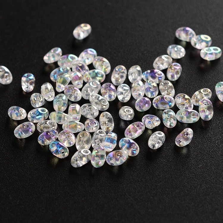Multi color 200pcs 2.5x5mm Czech Glass Seed Beads Two Hole beads For Bracelet Necklace Jewelry Making DIY Making
Multi color 200pcs 2.5x5mm Czech Glass Seed Beads Two Hole beads For Bracelet Necklace Jewelry Making DIY Making