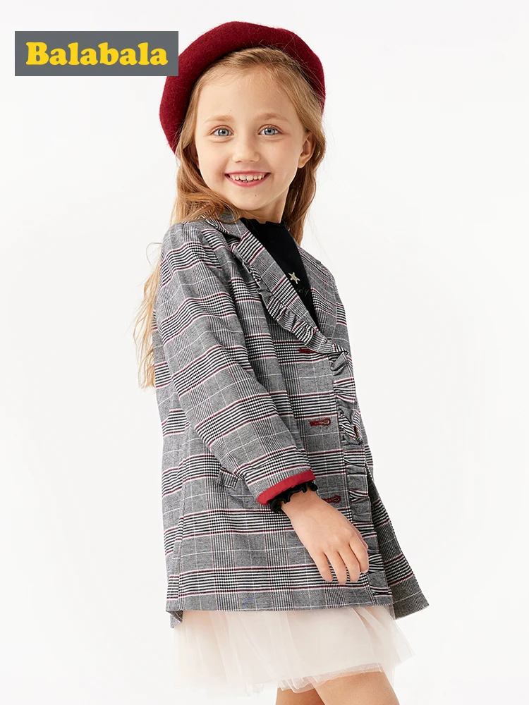 Balabala Children clothing girls plaid small trench coat autumn 2019 new Korean version child baby windbreaker jacket tide
Balabala Children clothing girls plaid small trench coat autumn 2019 new Korean version child baby windbreaker jacket tide