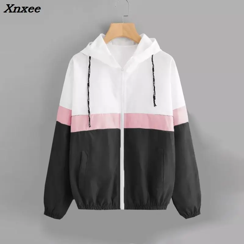 Xnxee Windbreaker jacket women coat Long sleeve patchwork tone splice jacket zipper Pockets winter coat women hooded autumn
Xnxee Windbreaker jacket women coat Long sleeve patchwork tone splice jacket zipper Pockets winter coat women hooded autumn
