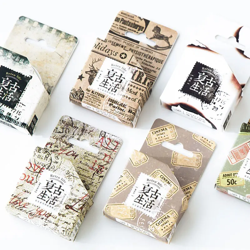 1 pcs vintage life 1.5cmX7m washi tape children diy Diary decoration masking tape kawaii stationery scrapbooking tools
1 pcs vintage life 1.5cmX7m washi tape children diy Diary decoration masking tape kawaii stationery scrapbooking tools