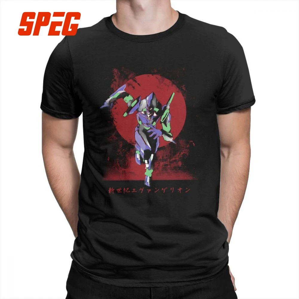 Neon Genesis Evangelion EVA Red Sun EVA T Shirts O Neck Tees Vintage Style Plus Size T-Shirts Men's 100% Cotton Short-Sleeved
Neon Genesis Evangelion EVA Red Sun EVA T Shirts O Neck Tees Vintage Style Plus Size T-Shirts Men's 100% Cotton Short-Sleeved