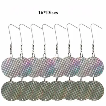 8pcs Bird Repeller Reflective Disc Strings Woodpecker Pigeon Crow Hawk Goose Seagull Deterrent Repellent Disks Pest Repeller
8pcs Bird Repeller Reflective Disc Strings Woodpecker Pigeon Crow Hawk Goose Seagull Deterrent Repellent Disks Pest Repeller