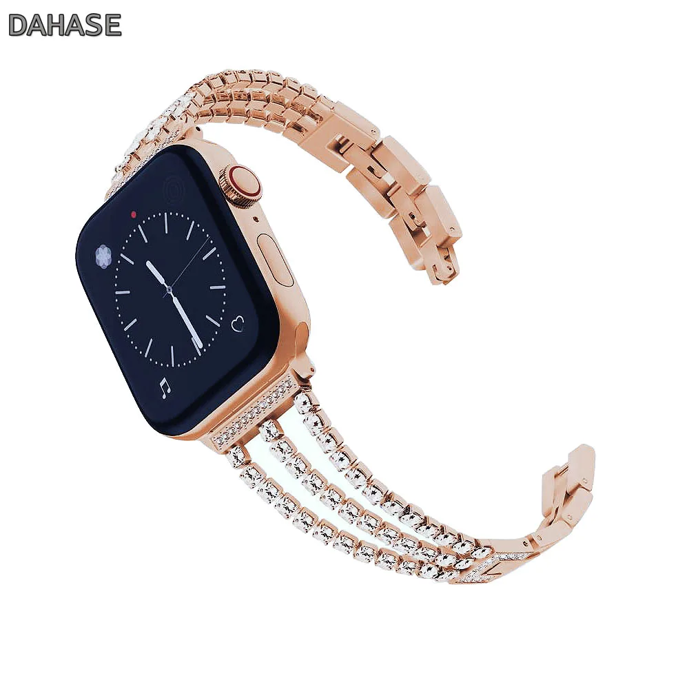 Women Luxury Diamond Bracelet For Apple Watch Band 38mm 42mm 40mm 44mm Wristband For iWatch Series 4 3 2 1 Stainless Steel Strap
Women Luxury Diamond Bracelet For Apple Watch Band 38mm 42mm 40mm 44mm Wristband For iWatch Series 4 3 2 1 Stainless Steel Strap