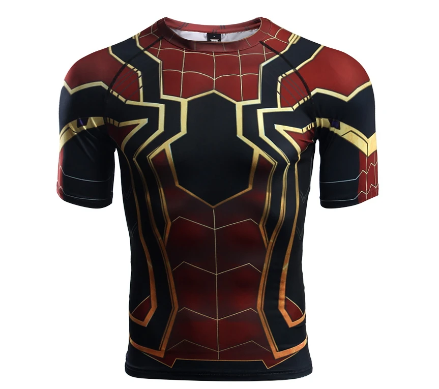 Raglan Sleeve Spiderman 3D Printed T shirts Men Compression Shirts 2018 Summer NEW Cosplay Crossfit Tops For Male Fitness Cloth
Raglan Sleeve Spiderman 3D Printed T shirts Men Compression Shirts 2018 Summer NEW Cosplay Crossfit Tops For Male Fitness Cloth