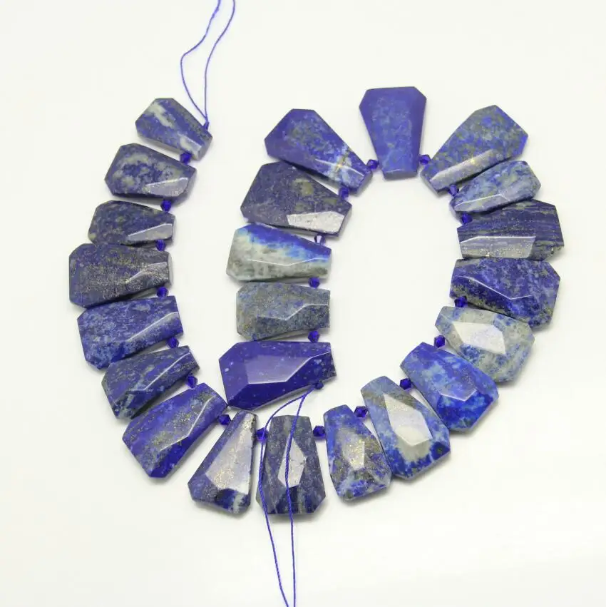 Natural Lapis Lazuli Top Drilled Faceted Slice Pendants Supplies strand,Cut Slab Lapis Stones Loose Beads Making Necklace Bulk
Natural Lapis Lazuli Top Drilled Faceted Slice Pendants Supplies strand,Cut Slab Lapis Stones Loose Beads Making Necklace Bulk
