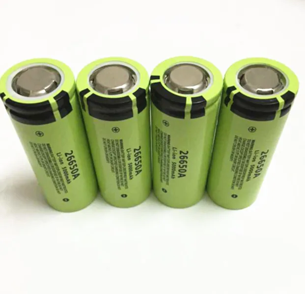 4PCS/LOT New Original 26650A 26650 3.7V 5000mAh Li-ion Rechargeable Battery Batteries For Panasonic Free Shipping
4PCS/LOT New Original 26650A 26650 3.7V 5000mAh Li-ion Rechargeable Battery Batteries For Panasonic Free Shipping