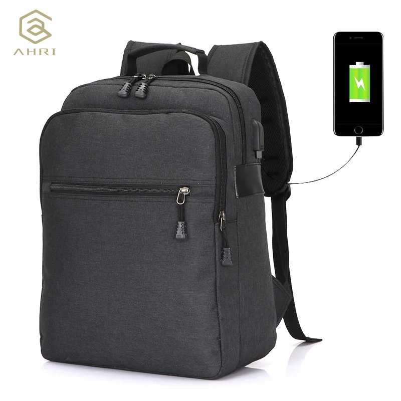AHRI 2018 Casual Men's USB Charging Backpacks Male Travel women Unisex Student School Bags Simple Notebook Laptop Backpack
AHRI 2018 Casual Men's USB Charging Backpacks Male Travel women Unisex Student School Bags Simple Notebook Laptop Backpack