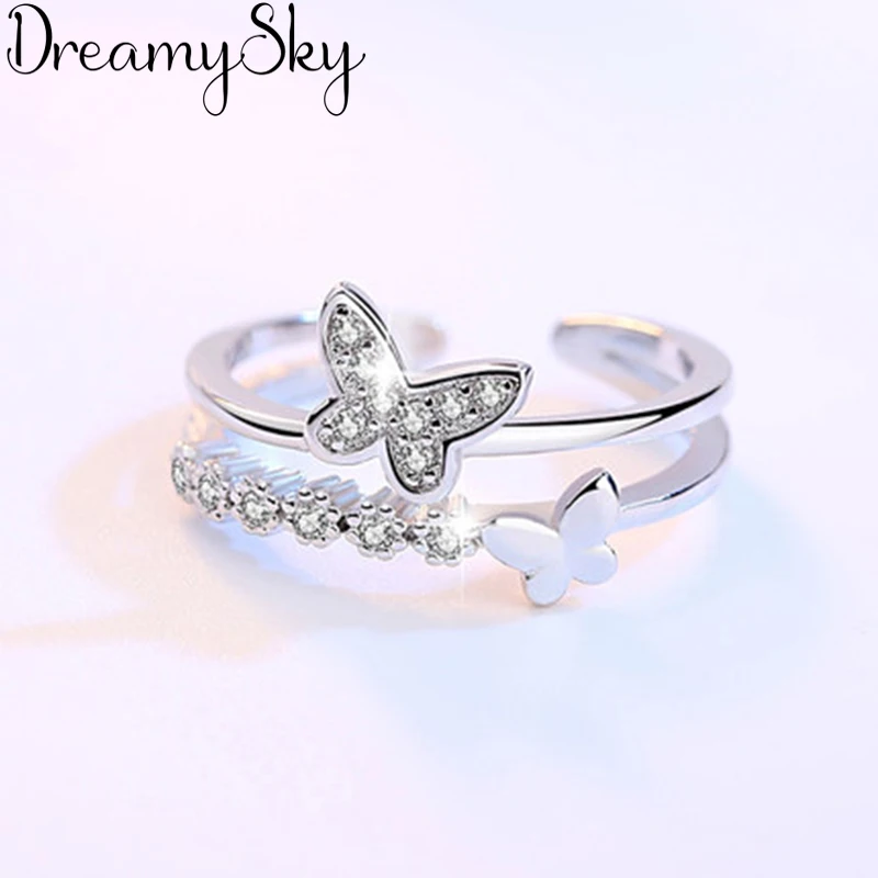 Korean Style New 925 Sterling Silver Butterfly Rings For Women Wedding Jewelry Statement Adjustable Retro Ring Anillos Anelli
Korean Style New 925 Sterling Silver Butterfly Rings For Women Wedding Jewelry Statement Adjustable Retro Ring Anillos Anelli