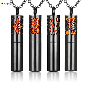 Vicky-Home Jewelry Hollow Out Necklace Stainless Steel Perfume Vial Aromatherapy Essential Oil Diffuser Pendant Locket Women Men
Vicky-Home Jewelry Hollow Out Necklace Stainless Steel Perfume Vial Aromatherapy Essential Oil Diffuser Pendant Locket Women Men