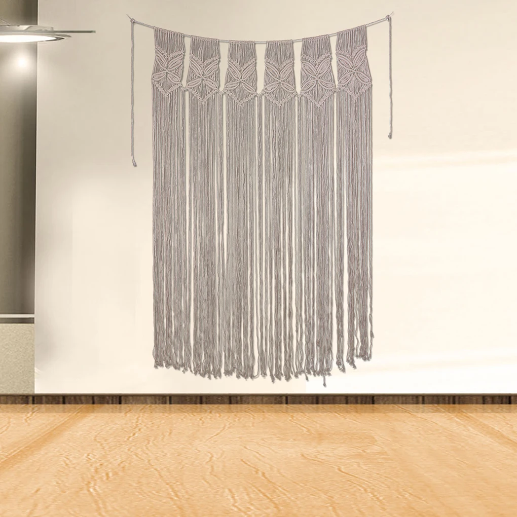 New 180*120cm Macrame Wall Hanging Tapestry Room Divider Door Window Curtains Wedding Backdrop Home Decoration
New 180*120cm Macrame Wall Hanging Tapestry Room Divider Door Window Curtains Wedding Backdrop Home Decoration