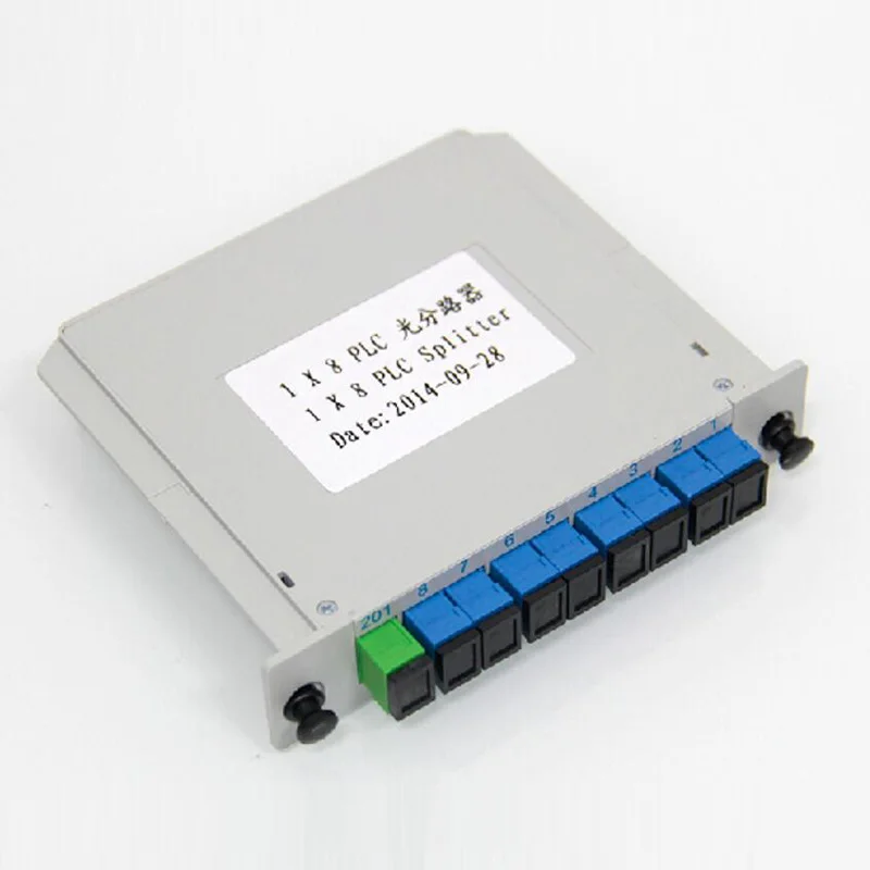 10PCS SC UPC PLC 1X8 Single mode Fiber Optical splitter Box 1x8 PLC Fiber Splitter box FTTH PLC Splitter with SC/UPC connector
10PCS SC UPC PLC 1X8 Single mode Fiber Optical splitter Box 1x8 PLC Fiber Splitter box FTTH PLC Splitter with SC/UPC connector