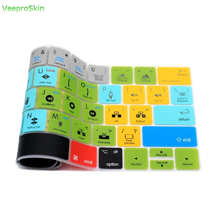 For Macbook Pro13 15Touch Bar A1706 A1707 Hotkey Function Shortcut Silicone Keyboard Cover Keypad Skin Adobe Premiere Pro Cc
For Macbook Pro13 15Touch Bar A1706 A1707 Hotkey Function Shortcut Silicone Keyboard Cover Keypad Skin Adobe Premiere Pro Cc