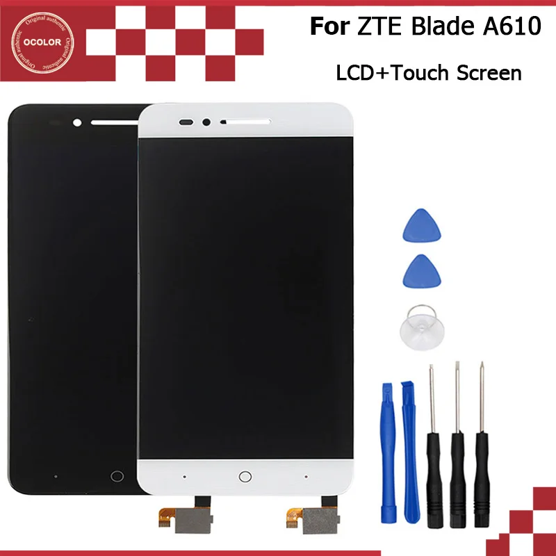 ocolor For ZTE Blade A610 LCD nd Touch Screen Assembly Repair Part 5.0 inch Mobile Accessories For ZTE Phone With Tools
ocolor For ZTE Blade A610 LCD nd Touch Screen Assembly Repair Part 5.0 inch Mobile Accessories For ZTE Phone With Tools