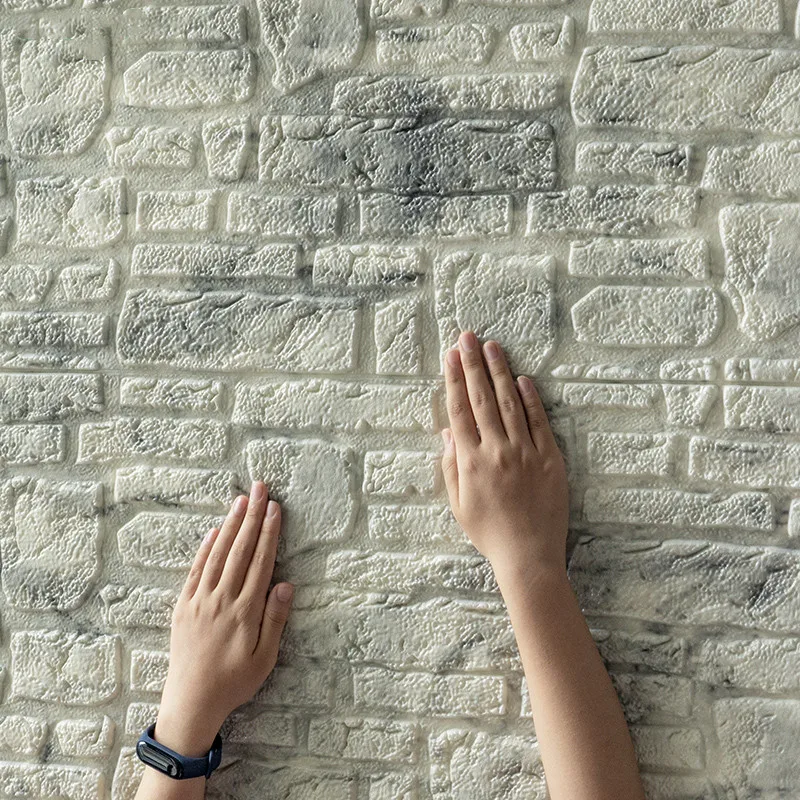 2x 3D Brick Stone Pattern Wall Sticker Covering Decor Renovate 700 x 700 x 7mm Eco-friendly PE Foam Waterproof White Gray Brown
2x 3D Brick Stone Pattern Wall Sticker Covering Decor Renovate 700 x 700 x 7mm Eco-friendly PE Foam Waterproof White Gray Brown