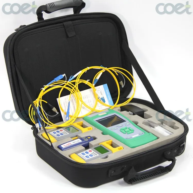 Optical Fiber KomShine KQX-45 Fiber Optic Test Kits with OTDR 1310/1550nm 32/30dB, OPM , OLS, VFL 1mw
Optical Fiber KomShine KQX-45 Fiber Optic Test Kits with OTDR 1310/1550nm 32/30dB, OPM , OLS, VFL 1mw