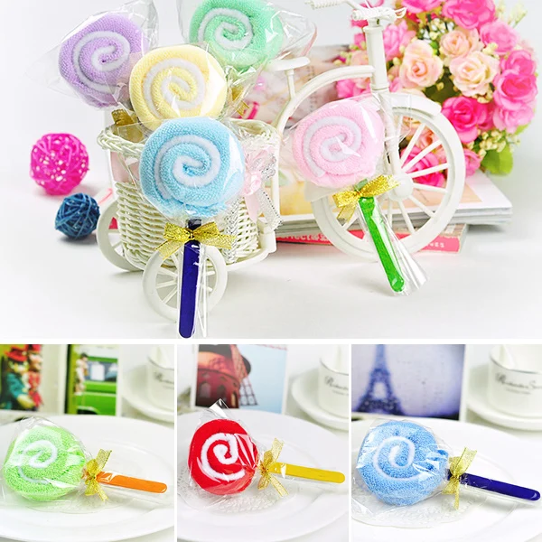 1Pc 20*20cm Washcloth Towel Mini Lollipop Shape Ornament Towel Bridal Baby Shower Present Wedding Party Gift Color Randomly
1Pc 20*20cm Washcloth Towel Mini Lollipop Shape Ornament Towel Bridal Baby Shower Present Wedding Party Gift Color Randomly