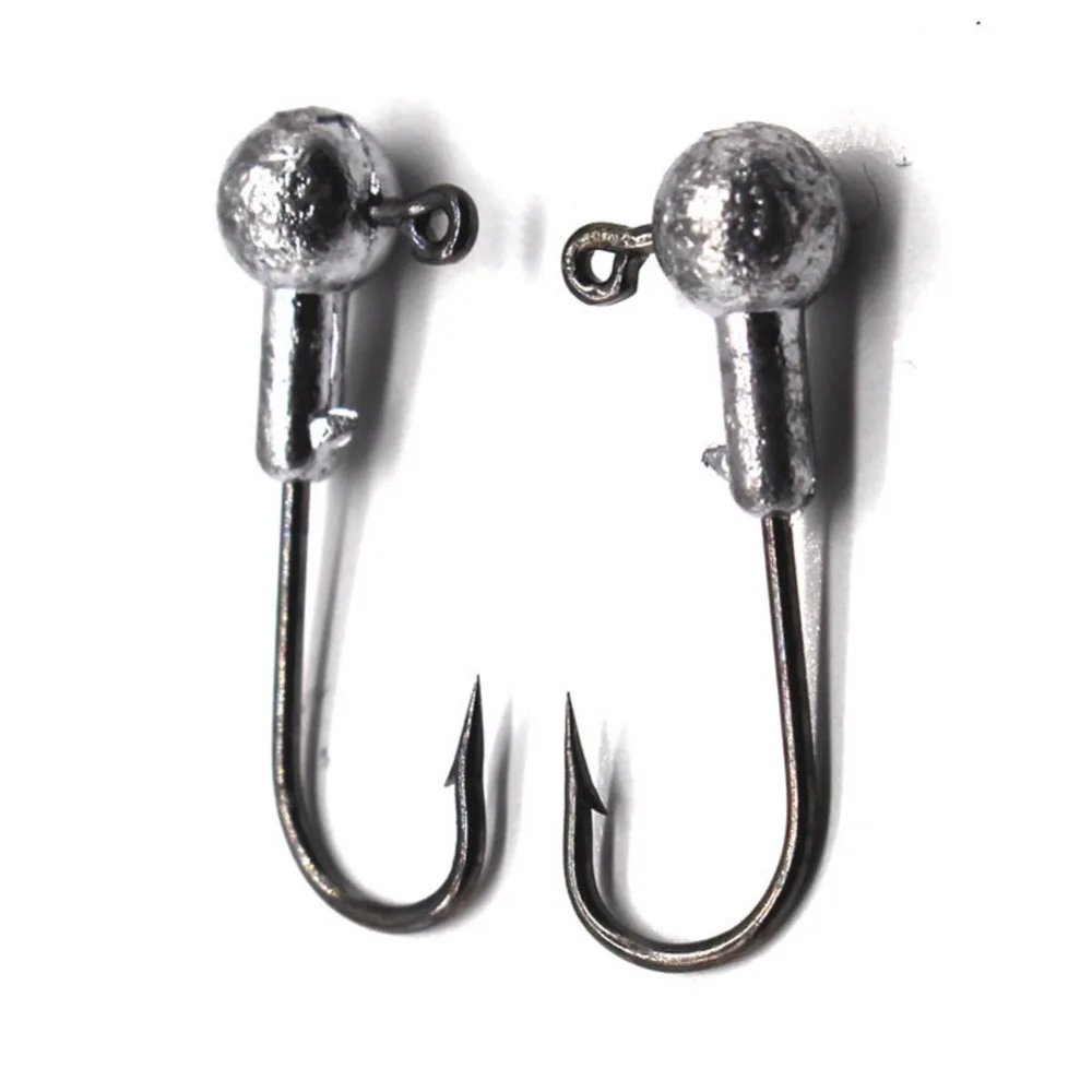 INFOF 1000pcs/lot Fishing jighead hooks Lead Head Hook Jigs Bait Hooks For Soft Lure Tackle | Спорт и развлечения