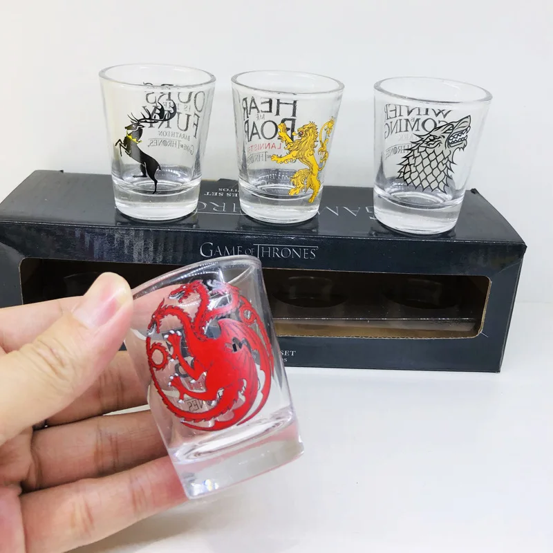 4pcs Game of Thrones Set Cup Creative Glasses Ceramic Mini Wine Glass Spirit Glass Cup Set
4pcs Game of Thrones Set Cup Creative Glasses Ceramic Mini Wine Glass Spirit Glass Cup Set