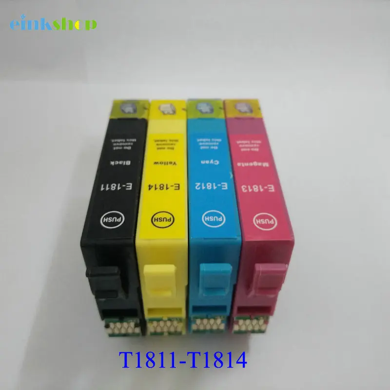 Einkshop T1811 Ink cartridge For Epson XP-212 XP215 XP312 XP315 XP412 XP415 XP102 XP202 XP-205 XP-302 XP305 XP-402 xp405 printer
Einkshop T1811 Ink cartridge For Epson XP-212 XP215 XP312 XP315 XP412 XP415 XP102 XP202 XP-205 XP-302 XP305 XP-402 xp405 printer