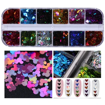 1 BOX Acrylic Sequins Nails Art Glitter Flakes Star Heart Mickey Decals 3D Nail Decorations beauty Manicure Accessories tools
1 BOX Acrylic Sequins Nails Art Glitter Flakes Star Heart Mickey Decals 3D Nail Decorations beauty Manicure Accessories tools